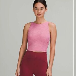 Lululemon Align High-Neck Tank Top 6  Heathered Pink Blossom Perfect condition